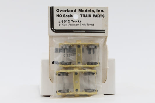 Overland Models HO scale Train Parts, #9612 Trucks, 4-wheel Passenger trucks