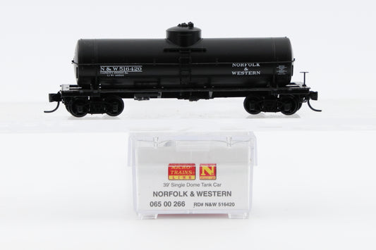 Micro Trains Line Norfolk & Western 39' Single Dome Tank Car #514420, 065 00 266