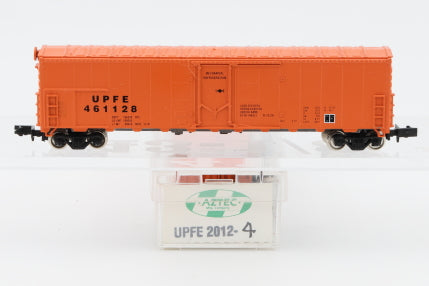 Aztec N scale Union Pacific UPFE 50ft Reefer, 461128 Rapido style couplers, UPFE 2012-4