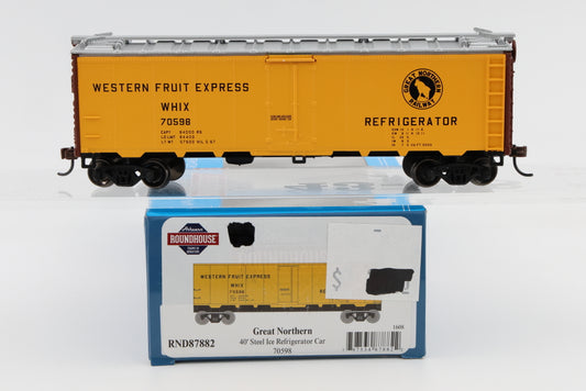 Athearn-Roundhouse, Great Northern Western Fruit Express (GN-WHIX) 40' steel Ice Refrigerator Car, 70598, RND87882
