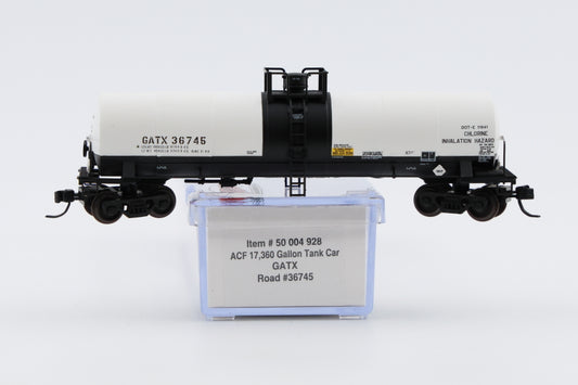 Atlas GATX ACF 17,360 Gallon Tank Car, #GATX36745, 50 004 928