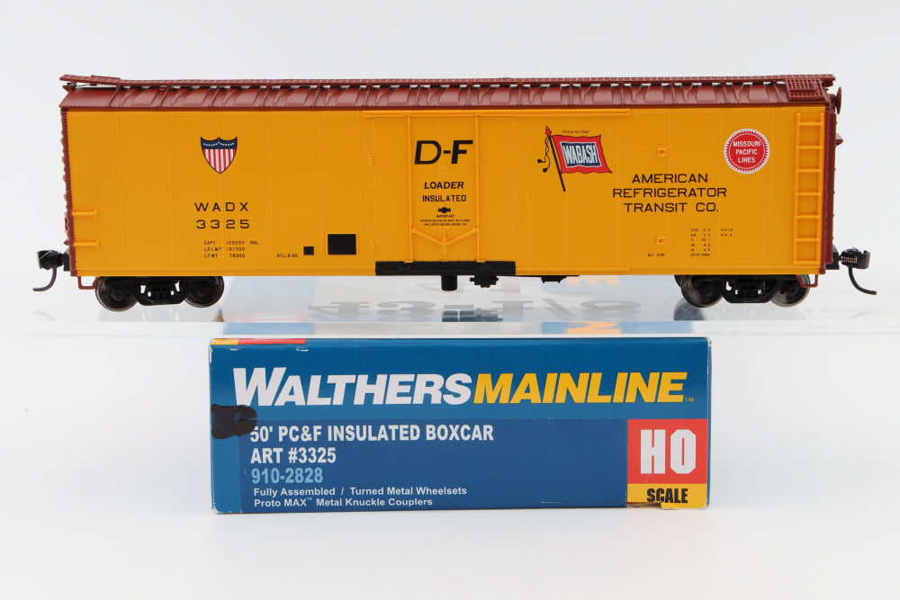 Walthers, HO Scale, ART (WADX) 50' PC&F Insulated Box Car, 3325, 910-2828
