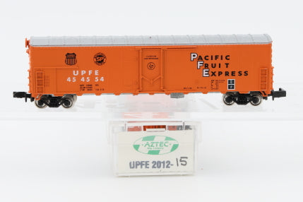 Aztec N scale Union Pacific UPFE 50ft Reefer, 454554 Rapido style couplers, PFE 2012-15