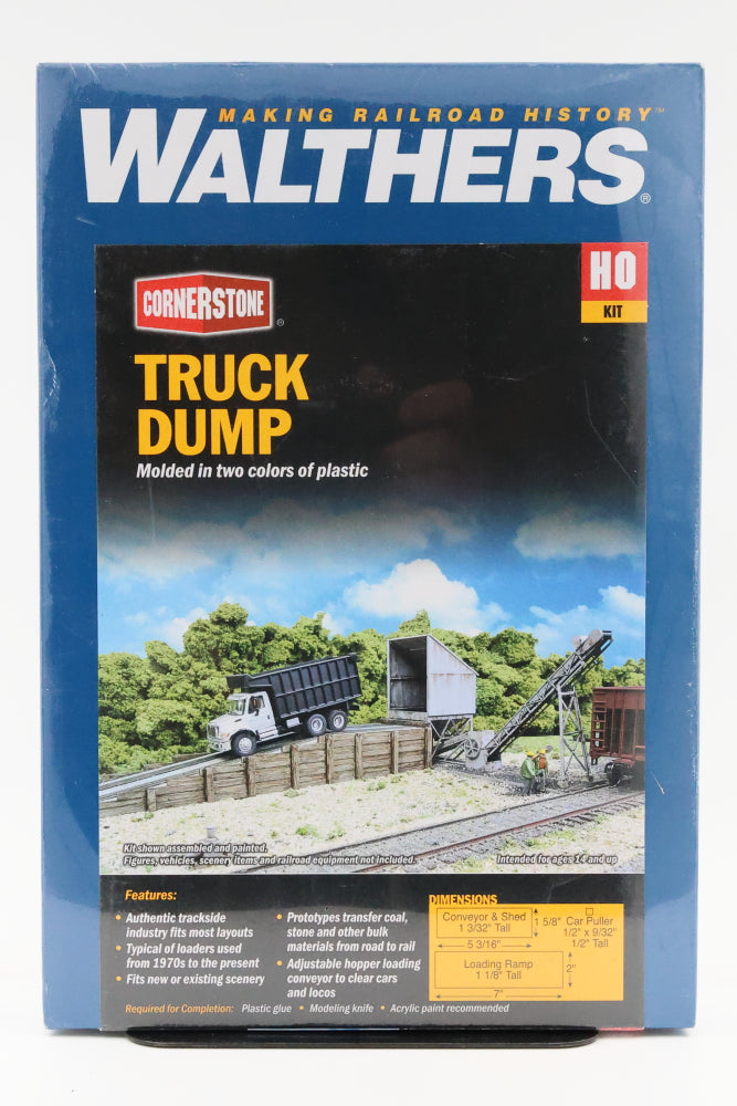 Walthers Cornerstone Series, HO scale, Truck Dump, Factory sealed, 933-4058