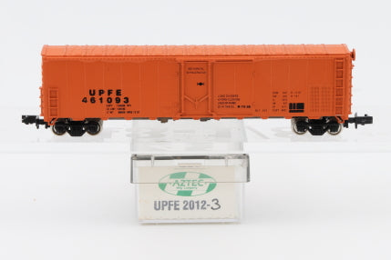 Aztec N scale Union Pacific UPFE 50ft Reefer, 461093 Rapido style couplers, UPFE 2012-3