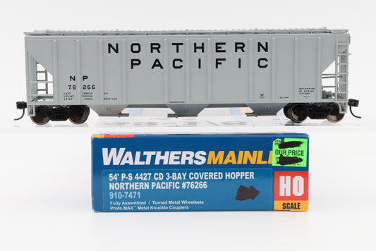 Walthers Mainline, HO scale, Northern Pacific (NP) 54' P-S 4427 CD 3-Bay Covered Hopper, 76226, 910-7471