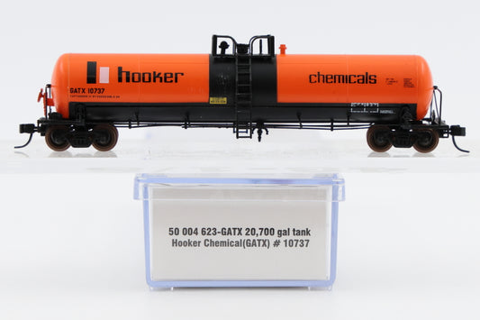 Atlas GATX 20,700 Gallon Tank Car, Hooker Chemicals #GATX10737, 50 004 623