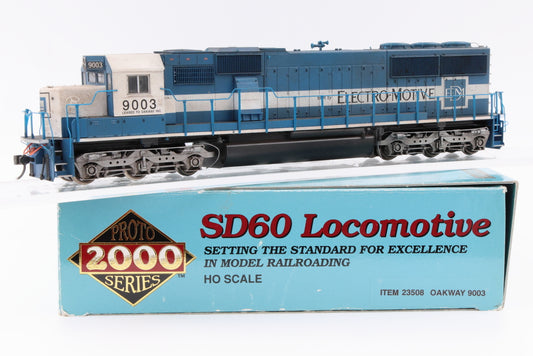 Proto 2000 HO scale Oakway SD60 9003, DCC with Sound, Item 23508 Weathered, Pre-owned, used