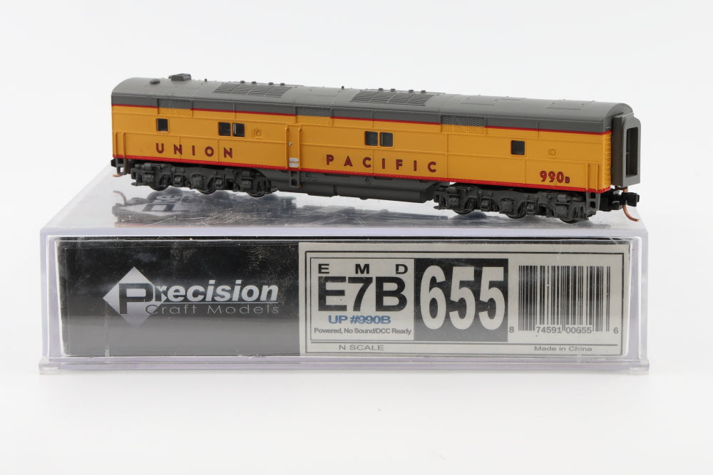 Precision Craft Models N scale EMD E7B 990B, DC, DCC ready, 655, Pre-owned, NIB