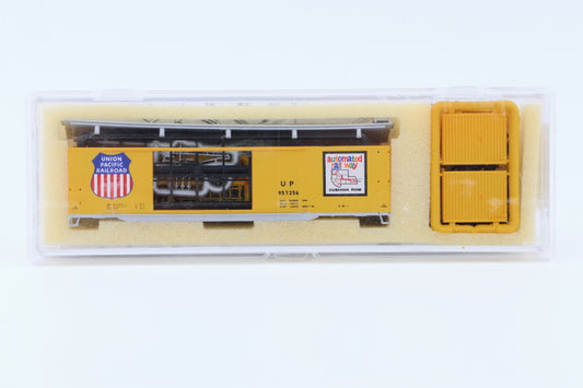 Intermountain N scale Union Pacific (UP) 50' AAR Standard Double Door Boxcar kit, 957256 60616-09, preowned, new in box