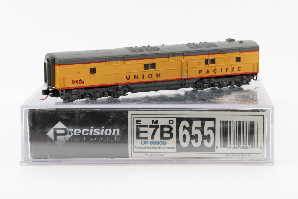 Precision Craft Models N scale EMD E7B 990B, DC, DCC ready, 655, Pre-owned, NIB