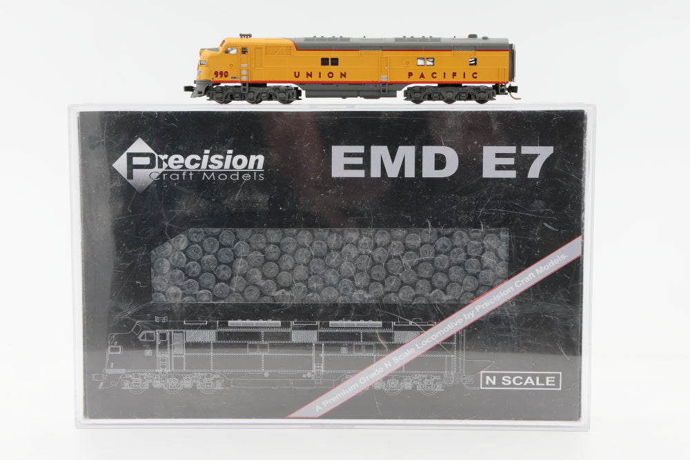 Precision Craft Models N scale EMD E7A 990, DC, DCC ready, 608, Pre-owned, NIB