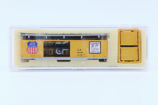 Intermountain N scale Union Pacific (UP) 50' AAR Standard Double Door Boxcar kit, 957258 60616-10, preowned, new in box