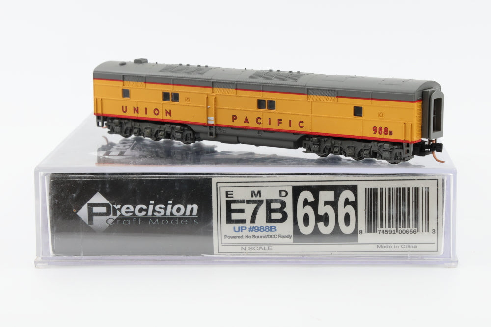 Precision Craft Models N scale EMD E7B 988B, DC, DCC ready, 656, Pre-owned, NIB