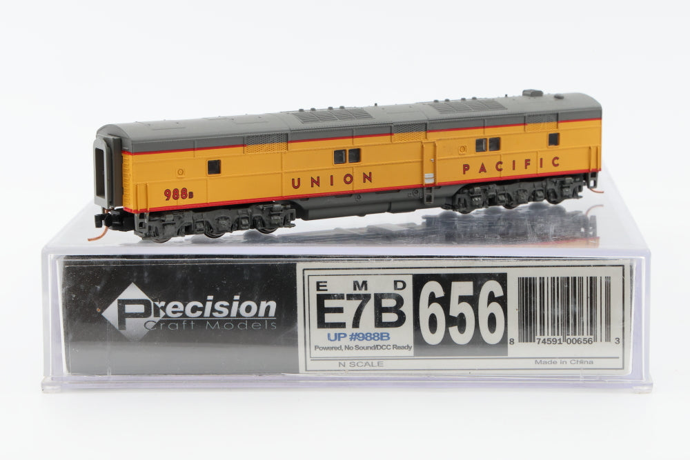 Precision Craft Models N scale EMD E7B 988B, DC, DCC ready, 656, Pre-owned, NIB