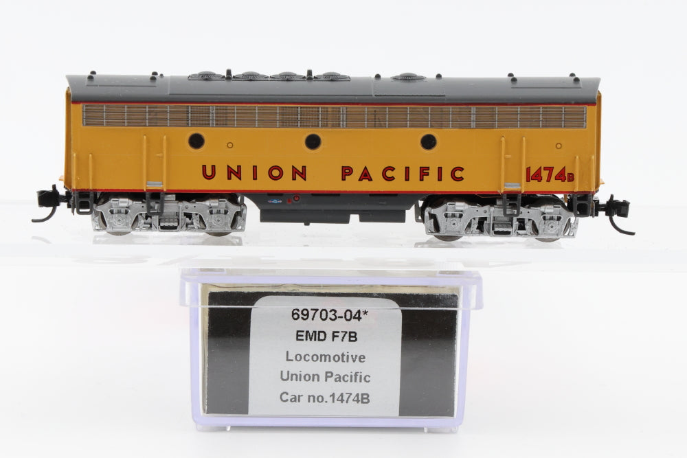 Intermountain N scale Union Pacific (UP) F7B 1474B, Kadee Like couplers, 69703-04*