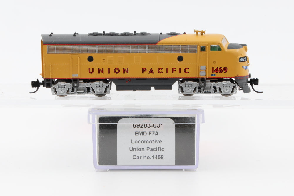 Intermountain N scale Union Pacific (UP) F7A 1469, Kadee Like couplers, 69203-03*