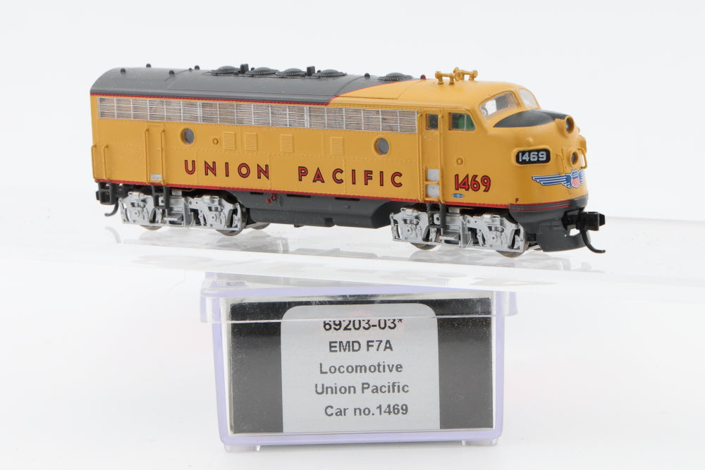 Intermountain N scale Union Pacific (UP) F7A 1469, Kadee Like couplers, 69203-03*