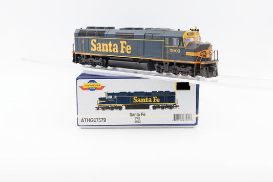 Athearn Genesis Santa Fe (ATSF) F45 5903, DCC with Sound, ATH67579, Weathered, Pre-owned, used