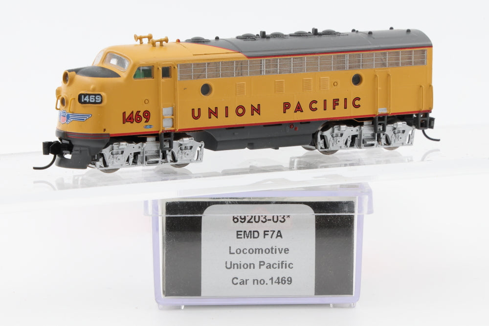 Intermountain N scale Union Pacific (UP) F7A 1469, Kadee Like couplers, 69203-03*