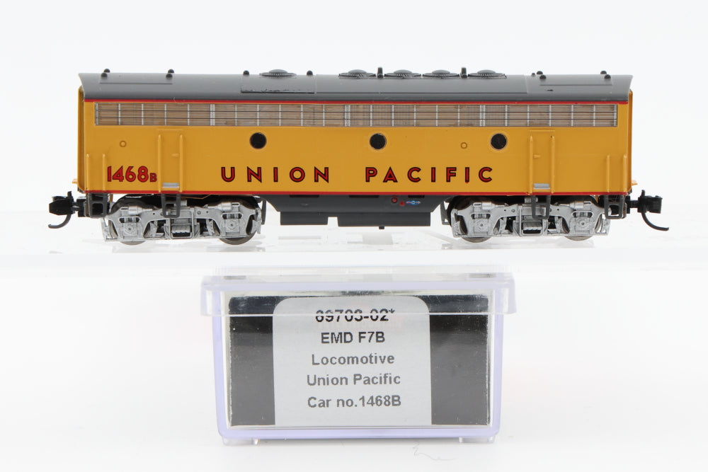 Intermountain N scale Union Pacific (UP) F7B 1468B, Kadee Like couplers, 69703-02*