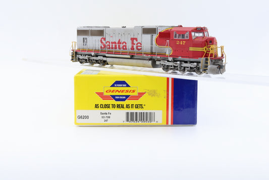 Athearn Genesis Santa Fe (ATSF) SD70M 247, DCC with Sound, ATH6200, Weathered, Pre-owned, used