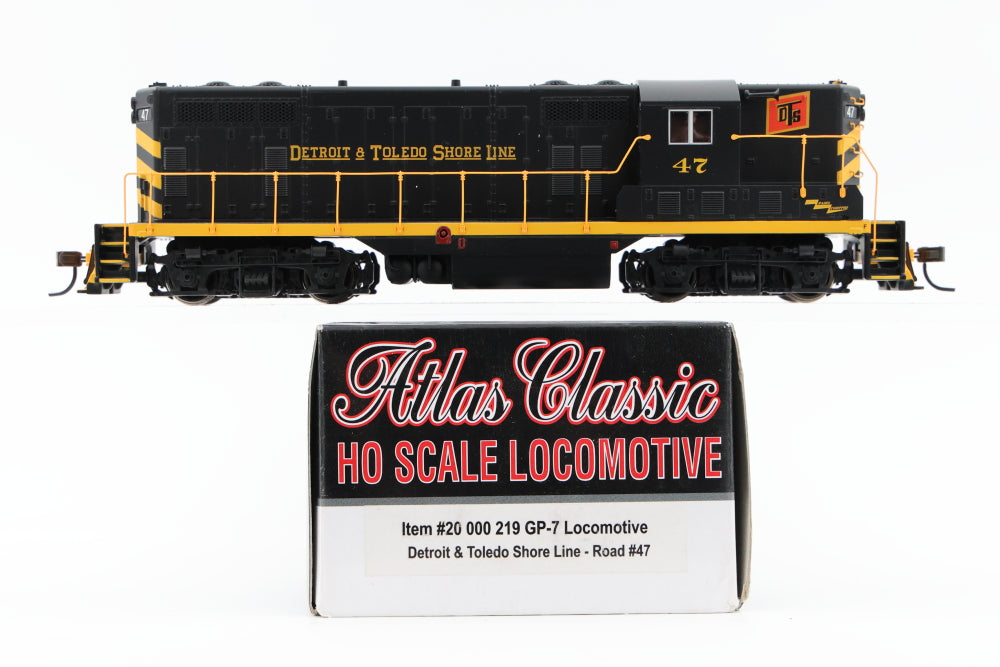 Atlas Classic HO scale Locomotive EMD GP7 Detroit and Toledo Shore Line #47, #20 000 219