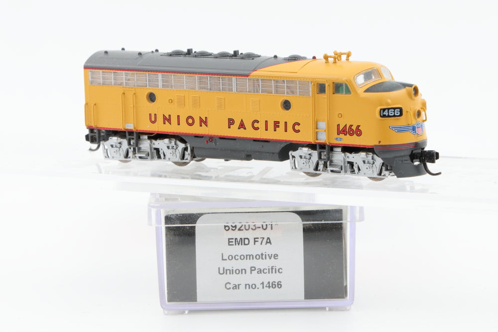 Intermountain N scale Union Pacific (UP) F7A 1466, Kadee Like couplers, 69203-01*