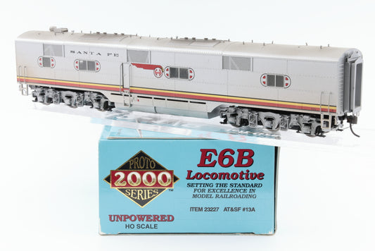 Proto 2000 Santa Fe (ATSF) E6B 13A unpowered, Item 23227, lightly weathered, used,