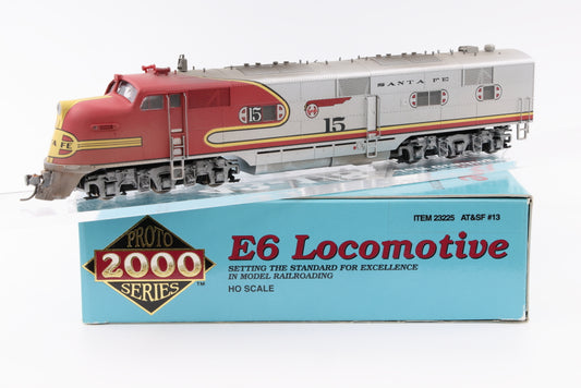 Proto 2000 Santa Fe (ATSF) E6 15 A unit, powered; (box labeled #13), Item 23225, Additional details added,