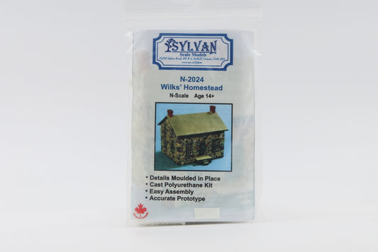 Sylvan Scale Models N scale, Wilks' Homestead kit, N-2024