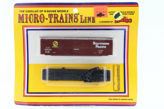 Micro Trains Line, Southern Pacific 50' Double Plug door box car kit, 670124, 32049
