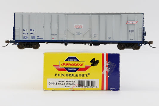 Athearn Genesis, Trona Chemical N.A.C.C 50' Box Car, 42890, G4442
