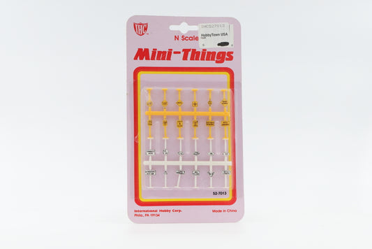 IHC, N scale Mini things, Street signs, 52-7013