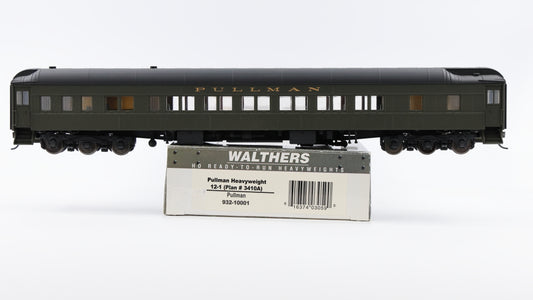 Walthers HO Scale Pullman Heavyweight Passenger car, 12-1 (Plan # 3410A), 932-10001