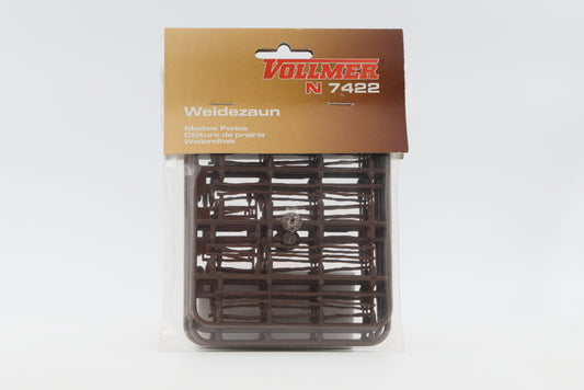 Vollmer N scale meadow fence kit, #7422