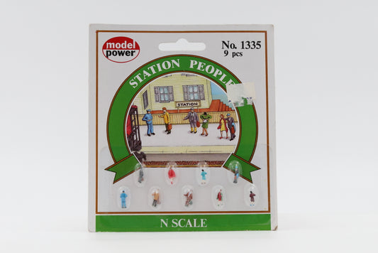 Model Power N scale Station People, 9 pieces, No.1335