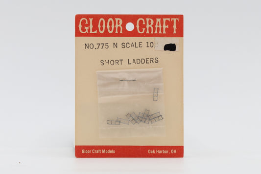 Gloor Craft, N scale, 10 short ladders, No. 775