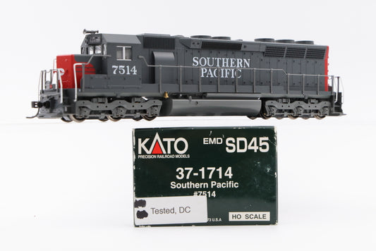 Kato HO scale Southern Pacific EMD SD45, 7514, 37-1714, DC, used