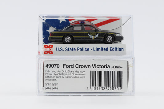 Busch, HO scale, Ford Crown Victoria, US State Police, Limited edition, Ohio State Police