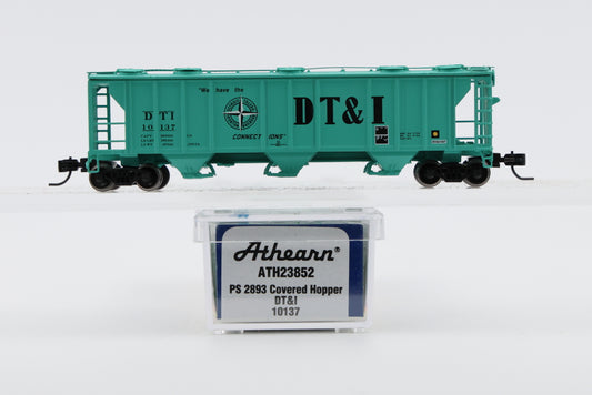 Athearn N scale PS 2893 Covered Hopper, Detroit, Toledo, and Ironton, #10137, ATH23852