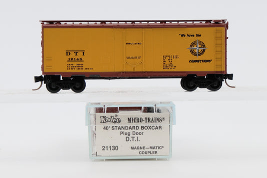 Micro Trains Line Detroit Toledo and Ironton 40' Steel Plug Door Box car, #19048, 21130