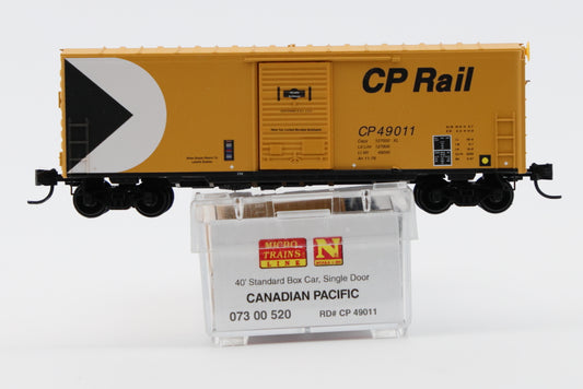 Micro Train Lines Canadian Pacific 40' Standard Box Car, Single door, #49011, 073 00 520