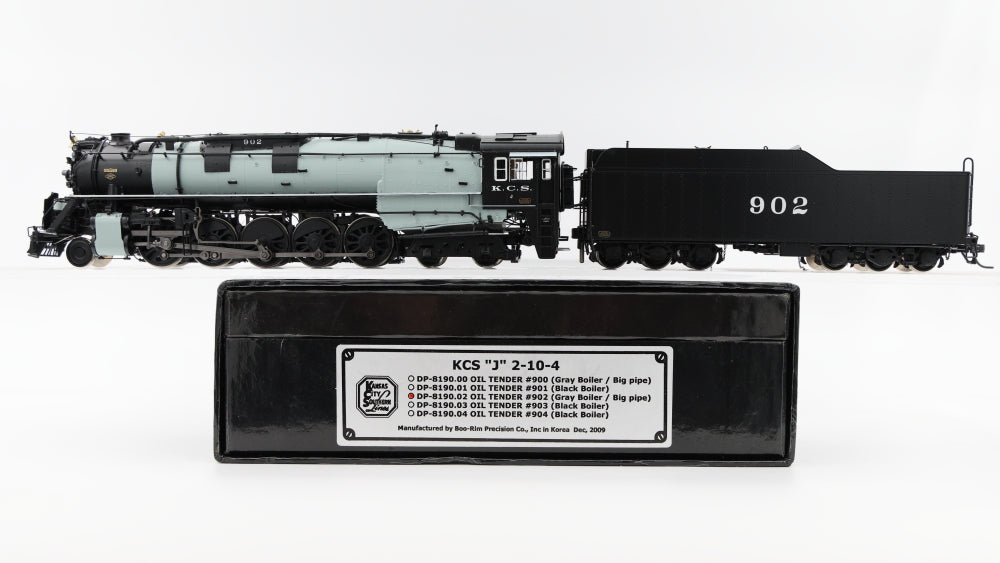Boo-Rim Precision Co Kansas City Southern (KCS) "J" 2-10-4, #902 (Gray Boiler/Big Pipe) Factory painted (?)