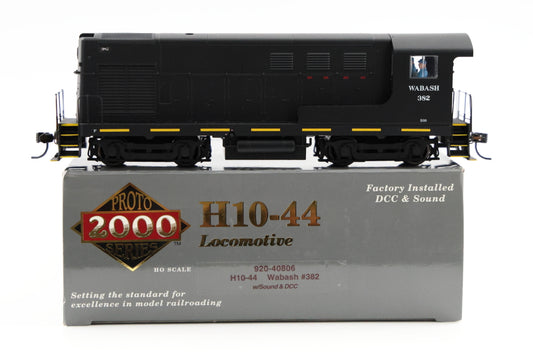 Life Like Proto 2000 Wabash H10-44 #382 DCC with Sound, 920-4096