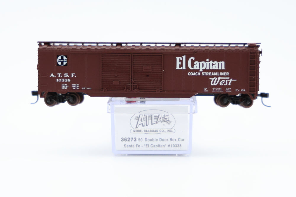 Atlas Santa Fe 50ft Double Door, Box car, "El Capitan #10338, 36273