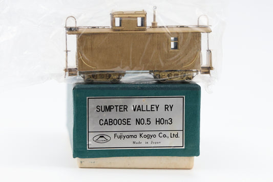 Pacific Traction HOn3 scale RGS 30' Brass caboose,