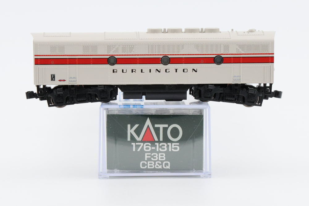 Kato N scale CB&Q, Burlington F3B, no number, 176-1315,