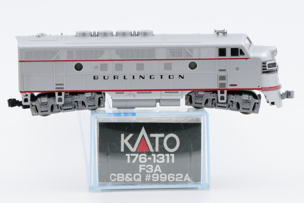 Kato N scale CB&Q, Burlington F3A, 9962A, 176-1311,