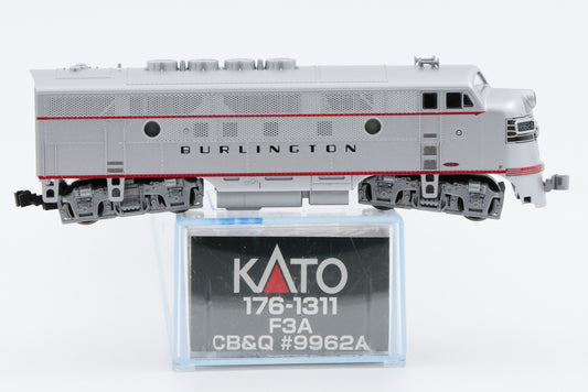 Kato N scale CB&Q, Burlington F3A, 9962A, 176-1311,